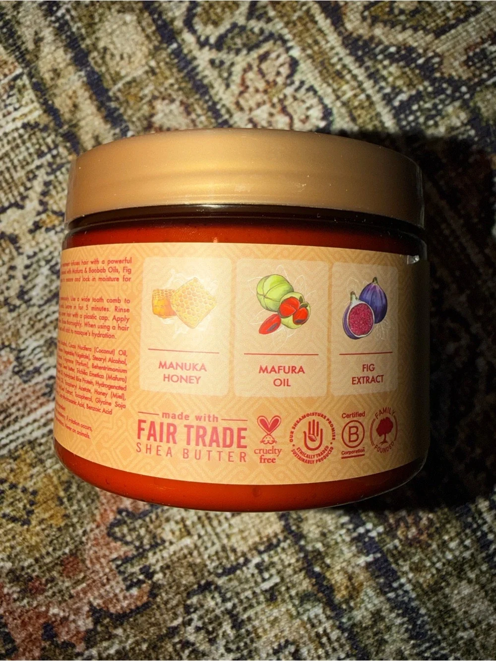 Shea Moisture Orange Intensive Hydration Hair Masque